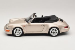 Porsche 911 964 Turbo Look Avoauto Zermatt Silver Norev 1:18 187140 Metalli — kuva 4 / 8