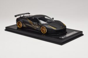 Ferrari 458 LB Works Matt Black BBA 1:18 REMC037 Hartsi — kuva 4 / 7