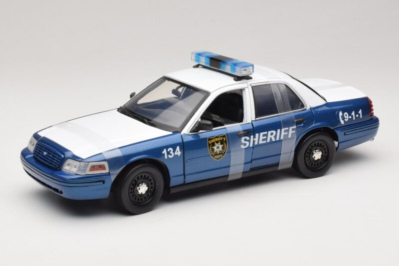Ford Crown Victoria Police Interceptor The Walking Dead Greenlight 1:18 12957 Metalli