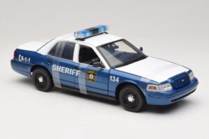 Ford Crown Victoria Police Interceptor The Walking Dead Greenlight 1:18 12957 Metalli — kuva 4 / 6