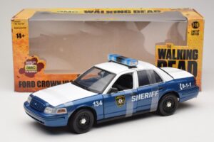 Ford Crown Victoria Police Interceptor The Walking Dead Greenlight 1:18 12957 Metalli — kuva 6 / 6