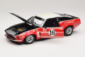 Ford Mustang Boss 302 #16 Bud Moore Engineering G. Follmer Trans-Am 1969 OEM 1:18 FORD006 Metalli — kuva 2 / 8