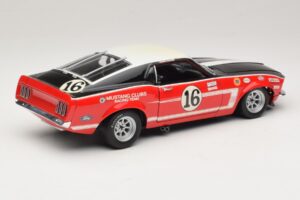 Ford Mustang Boss 302 #16 Bud Moore Engineering G. Follmer Trans-Am 1969 OEM 1:18 FORD006 Metalli — kuva 3 / 8