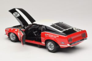Ford Mustang Boss 302 #16 Bud Moore Engineering G. Follmer Trans-Am 1969 OEM 1:18 FORD006 Metalli — kuva 5 / 8