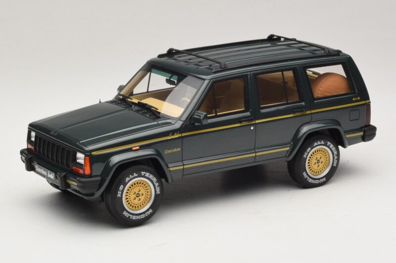 Jeep Cherokee XJ Limited Dark Hunter Green Otto 1:18 OT1340 Hartsi