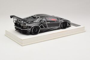 Lamborghini Aventador Liberty Walk TRON Kirkas Musta JUC 1:18 J32-14 Hartsi — kuva 2 / 7