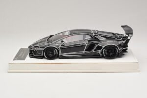 Lamborghini Aventador Liberty Walk TRON Kirkas Musta JUC 1:18 J32-14 Hartsi — kuva 3 / 7