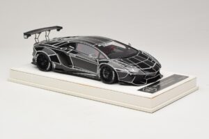 Lamborghini Aventador Liberty Walk TRON Kirkas Musta JUC 1:18 J32-14 Hartsi — kuva 4 / 7