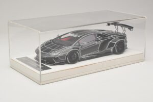 Lamborghini Aventador Liberty Walk TRON Kirkas Musta JUC 1:18 J32-14 Hartsi — kuva 6 / 7