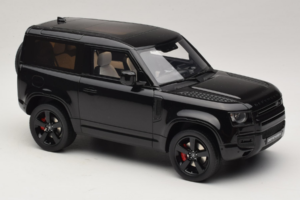 Land Rover Defender 90 L663 P400 X-Dynamic HSE Santorini Black GT Spirit 1:18 GT992 Hartsi — kuva 4 / 6