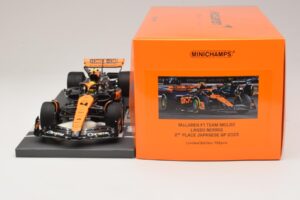 McLaren MCL60 #4 L. Norris 2nd Place Japanese GP 2023 Minichamps 1:18 537233504 Hartsi — kuva 6 / 7