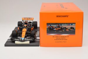 McLaren MCL60 #81 O. Piastri Hungarian GP 2023 Minichamps 1:18 537233081 Hartsi — kuva 6 / 7