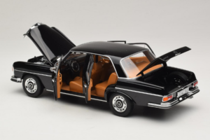 Mercedes 280 SE W108 Musta Norev 1:18 183360 Metalli — kuva 5 / 8