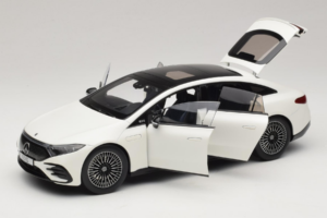 Mercedes EQS V297 Manufaktur Opalite White NZG 1:18 B66961049 Metalli — kuva 2 / 8