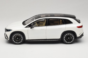 Mercedes EQS SUV X296 Manufaktur Diamond White NZG 1:18 B66960590 Metalli — kuva 4 / 8