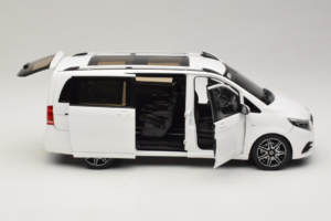 Mercedes V-Class W447 AMG Line Valkoinen Norev 1:18 183876 Metalli — kuva 4 / 8