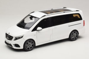 Mercedes V-Class W447 AMG Line Valkoinen Norev 1:18 183876 Metalli