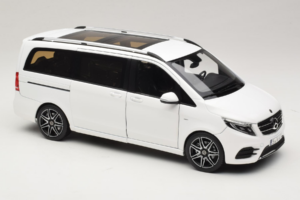 Mercedes V-Class W447 AMG Line Valkoinen Norev 1:18 183876 Metalli — kuva 6 / 8