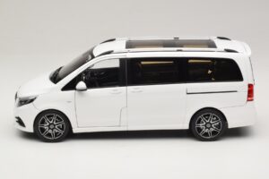 Mercedes V-Class W447 AMG Line Valkoinen Norev 1:18 183876 Metalli — kuva 5 / 8