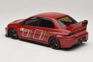 Mitsubishi Lancer Evolution IX MR Fast & Furious Punainen Ignition Model 1:18 2374 Hartsi — kuva 5 / 6