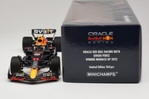 Oracle Red Bull Racing RB18 S. Perez Winner Monaco GP 2022 Minichamps 1:18 110220711 Hartsi — kuva 6 / 7