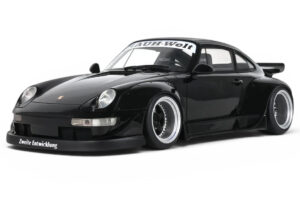 Porsche 911 993 RWB Musta GT Spirit 1:18 GT587 Hartsi