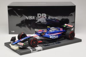 Visa Cash App RB VCARB 01 Y. Tsunoda 2024 Minichamps 1:18 117240122 Hartsi — kuva 7 / 7