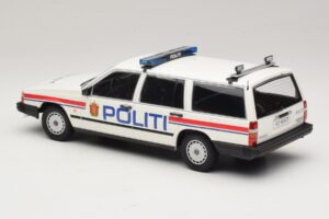 Volvo 740 GL Farmari Politi Norway Minichamps 1:18 155171796 Metalli — kuva 5 / 6