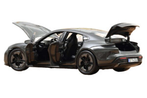 Porsche Taycan Turbo S Slate Grey Neo Norev 1:18 187654 Metalli — kuva 2 / 5