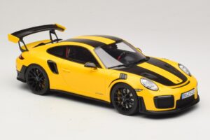 Porsche 911 GT2 RS 991.2 Nurburgring Lap Record Keltainen GT Spirit 1:18 GT972 Hartsi — kuva 4 / 6