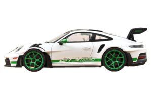 Porsche 911 992 GT3 RS Tribute to Carrera RS Valkoinen Python Green Norev 1:12 127535 Metalli — kuva 3 / 4