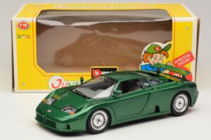 Bugatti EB110 Vihreä Metallinen Bburago 1:18 3003 Metalli — kuva 8 / 8