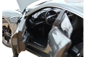 Porsche Taycan Turbo S Slate Grey Neo Norev 1:18 187654 Metalli — kuva 4 / 5
