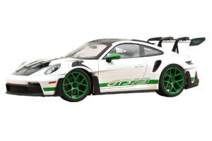 Porsche 911 992 GT3 RS Tribute to Carrera RS Valkoinen Python Green Norev 1:12 Porsche 911 992 GT3 RS Tribute to Carrera RS Valkoinen Python Green Norev 1:12 127535 Metalli