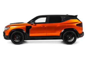 Dacia Duster Mk3 Redust Sport 4x2 Hybrid Metallic Orange Otto 1:18 OT1316 Hartsi — kuva 3 / 4
