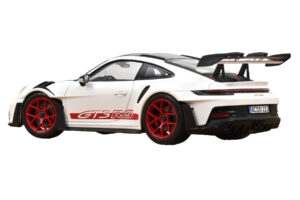 Porsche 911 992 GT3 RS Weissach Package Valkoinen Pyro Red Norev 1:18 187373 Metalli — kuva 3 / 3