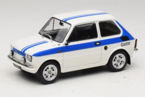 Fiat 126 Castrol Livery Valkoinen Sininen MCG 1:18 MCG18666 Metalli