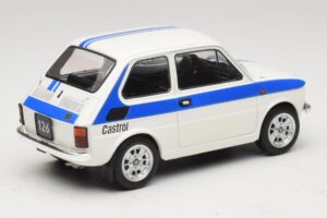 Fiat 126 Castrol Livery Valkoinen Sininen MCG 1:18 MCG18666 Metalli — kuva 2 / 6