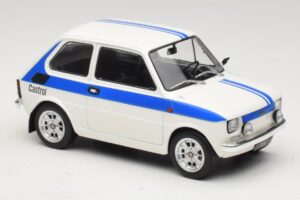 Fiat 126 Castrol Livery Valkoinen Sininen MCG 1:18 MCG18666 Metalli — kuva 4 / 6