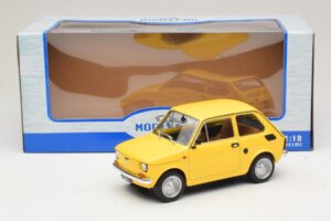 Fiat 126 Keltainen MCG 1:18 MCG18667 Metalli — kuva 2 / 6