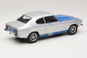 Ford Capri RS2600 Mk1 Silver Blue Minichamps 1:18 150089072 Metalli — kuva 2 / 6