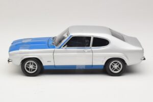 Ford Capri RS2600 Mk1 Silver Blue Minichamps 1:18 150089072 Metalli — kuva 3 / 6