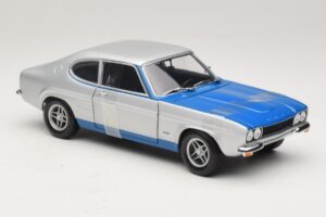 Ford Capri RS2600 Mk1 Silver Blue Minichamps 1:18 150089072 Metalli — kuva 4 / 6