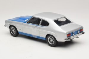 Ford Capri RS2600 Mk1 Silver Blue Minichamps 1:18 150089072 Metalli — kuva 5 / 6
