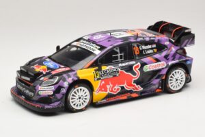 Ford Puma Rally1 #13 G. Munster / L. Louka Rally Monte Carlo 2025 IXO 1:18 18RMC231B Metalli