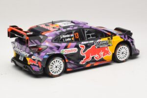 Ford Puma Rally1 #13 G. Munster / L. Louka Rally Monte Carlo 2025 IXO 1:18 18RMC231B Metalli — kuva 2 / 6