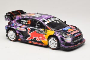 Ford Puma Rally1 #55 J. McErlean / E. Treacy Rally Monte Carlo 2025 IXO 1:18 18RMC231A Metalli — kuva 4 / 6