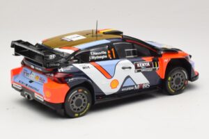 Hyundai i20 N Rally1 #1 T. Neuville / M. Wydaeghe Safari Rally Kenya 2025 IXO 1:18 18RMC247B Metalli — kuva 2 / 6