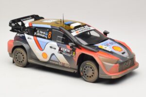 Hyundai i20 N Rally1 #8 O. Tanak / M. Jarveoja Safari Rally Kenya 2025 IXO 1:18 18RMC247A Metalli — kuva 4 / 6