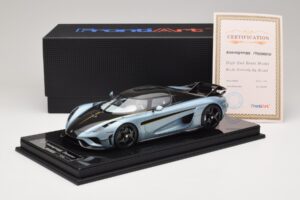 Koenigsegg Regera Sininen Hiilikuitupaketti FrontiArt 1:18 F079-173 Hartsi — kuva 7 / 7